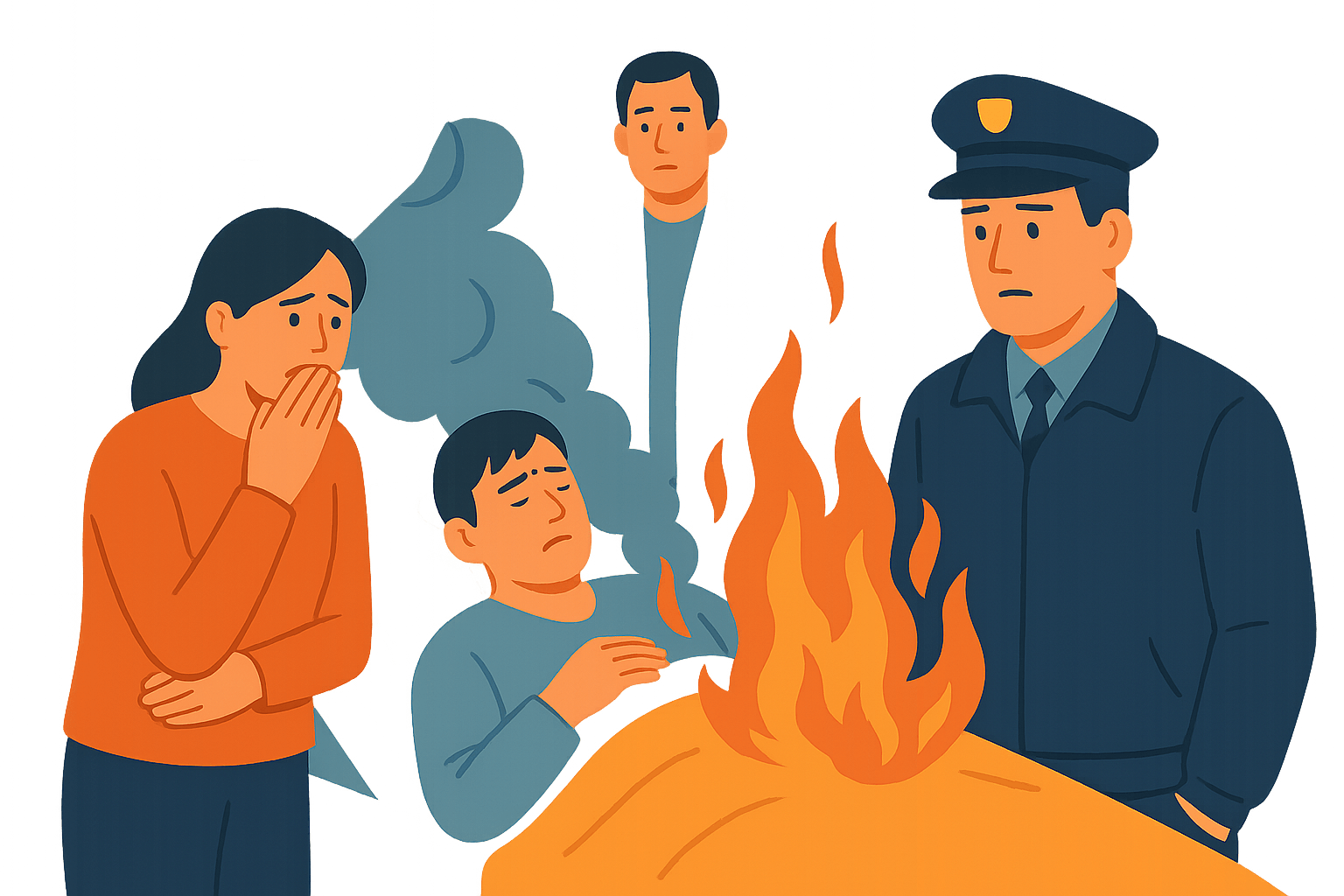 병원 복도에서 벌어진 불난 사건, 우리도 모르게 법적 책임지는 순간들