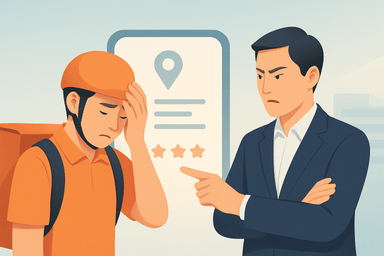 배달 기사 등급제 도입과 그로 인한 갈등의 법적 의미