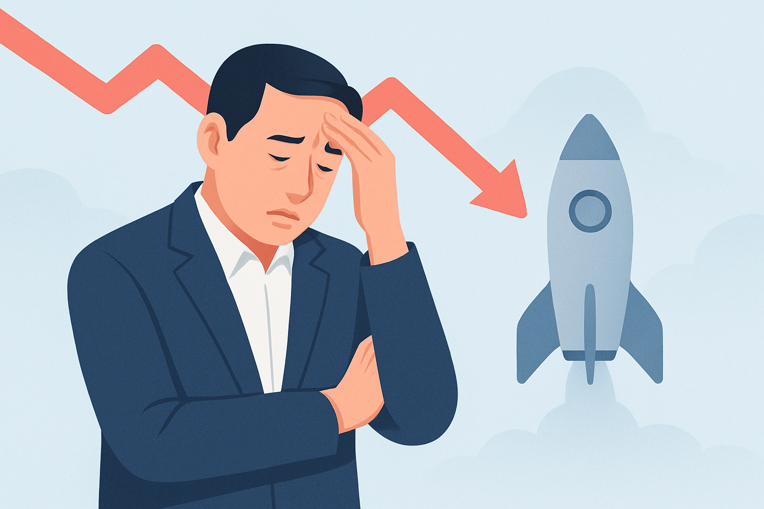 우주를 향한 주식 전쟁, 무심코 투자했다간 화성 대신 '손실 행성'으로?