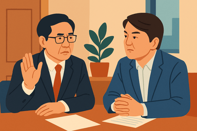 이번 당 대표 경선에서 ‘배신과 연대’ 사이, 법적 분쟁 대신 정치 쇼?