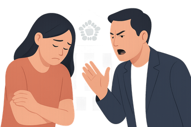 결혼 생활 속 법적 분쟁의 그림자: 폭력과 친자 검사 요구 이야기