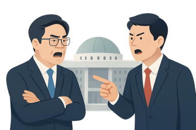 말 폭탄 난무! 도지사와 도의원의 한판 승부 현장 스케치