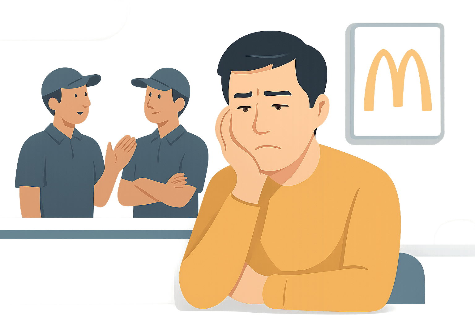 70분 대기해도 공짜? 미국 맥도날드에서 벌어진 '한국인 홀대' 스토리