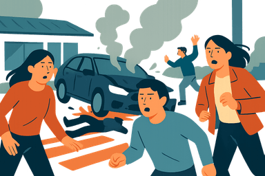 우도에서 벌어진 갑작스러운 돌진, 모두가 숨죽인 그 순간