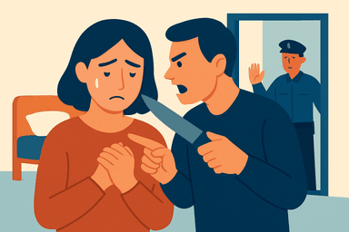 사실혼 관계 내 폭력과 협박: 법원의 엄중한 판단과 집행유예 선고 배경