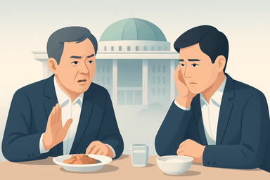 밥 한 끼가 정치 논쟁으로? 국회 청문회 속 점심 한 판 승부