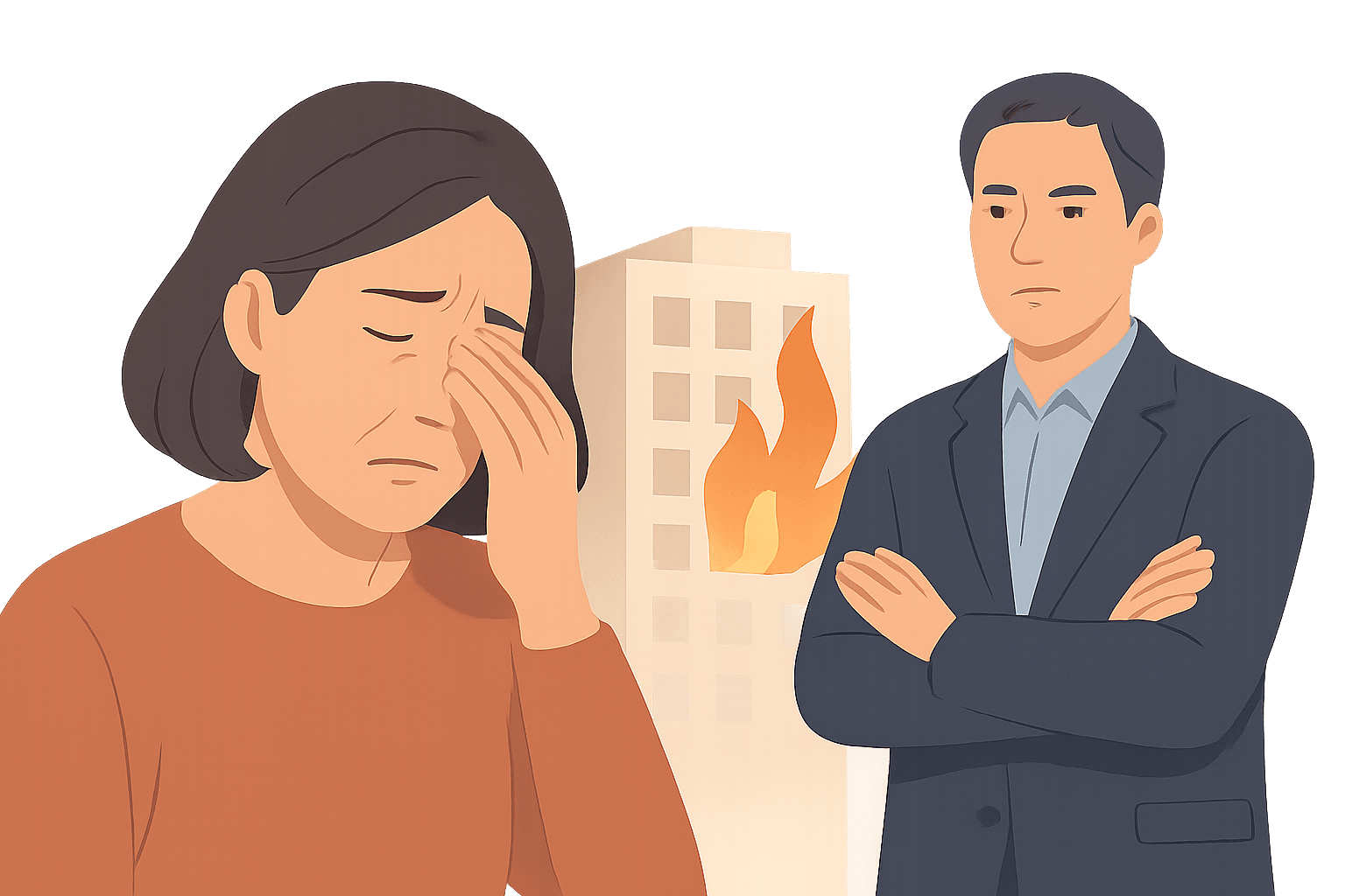 자녀 면접교섭권 갈등 속 방화 시도 사건과 법원의 판단