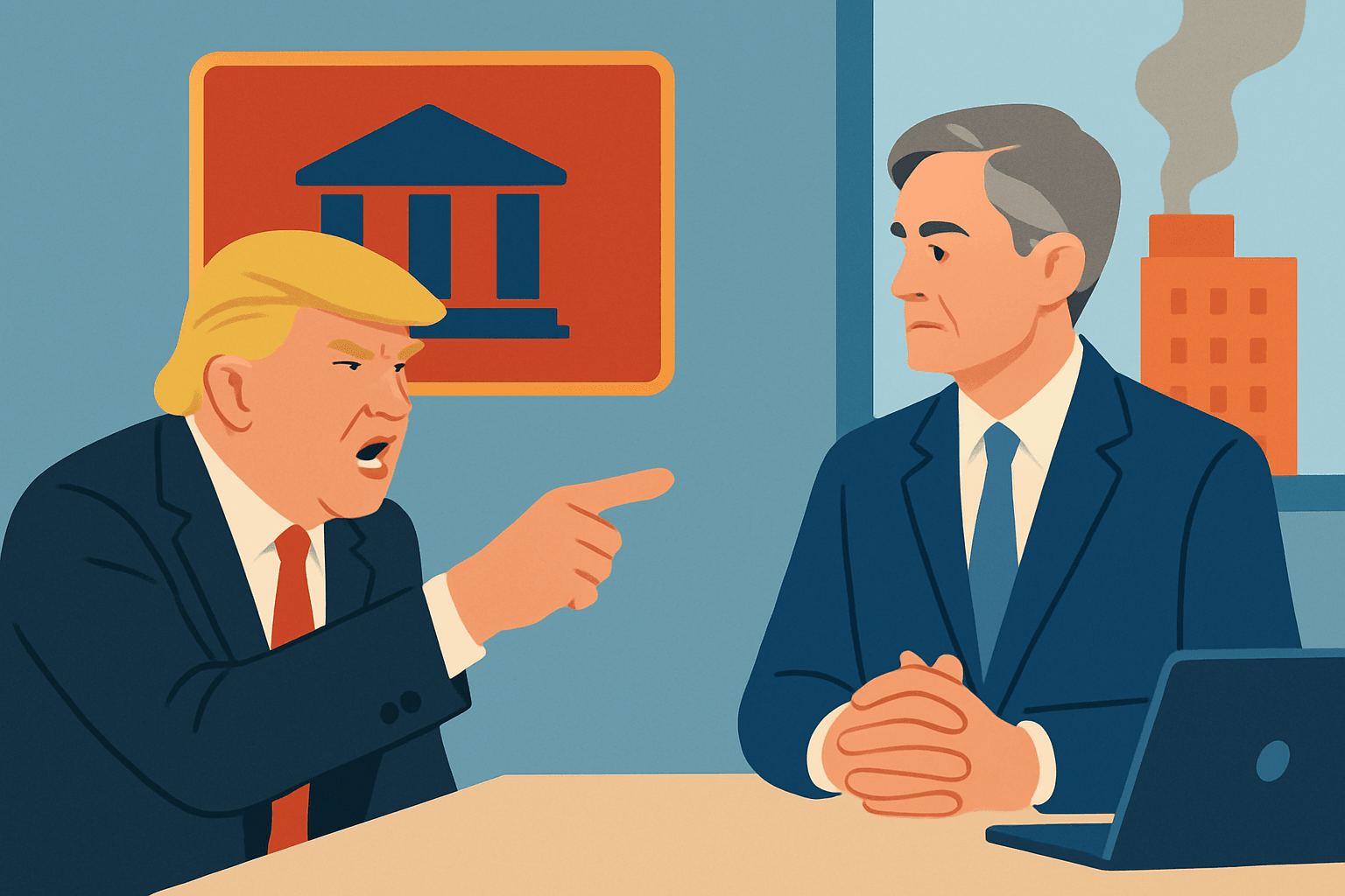 트럼프와 연준의 신경전, 금리 동결에 숨은 법적 전쟁 이야기