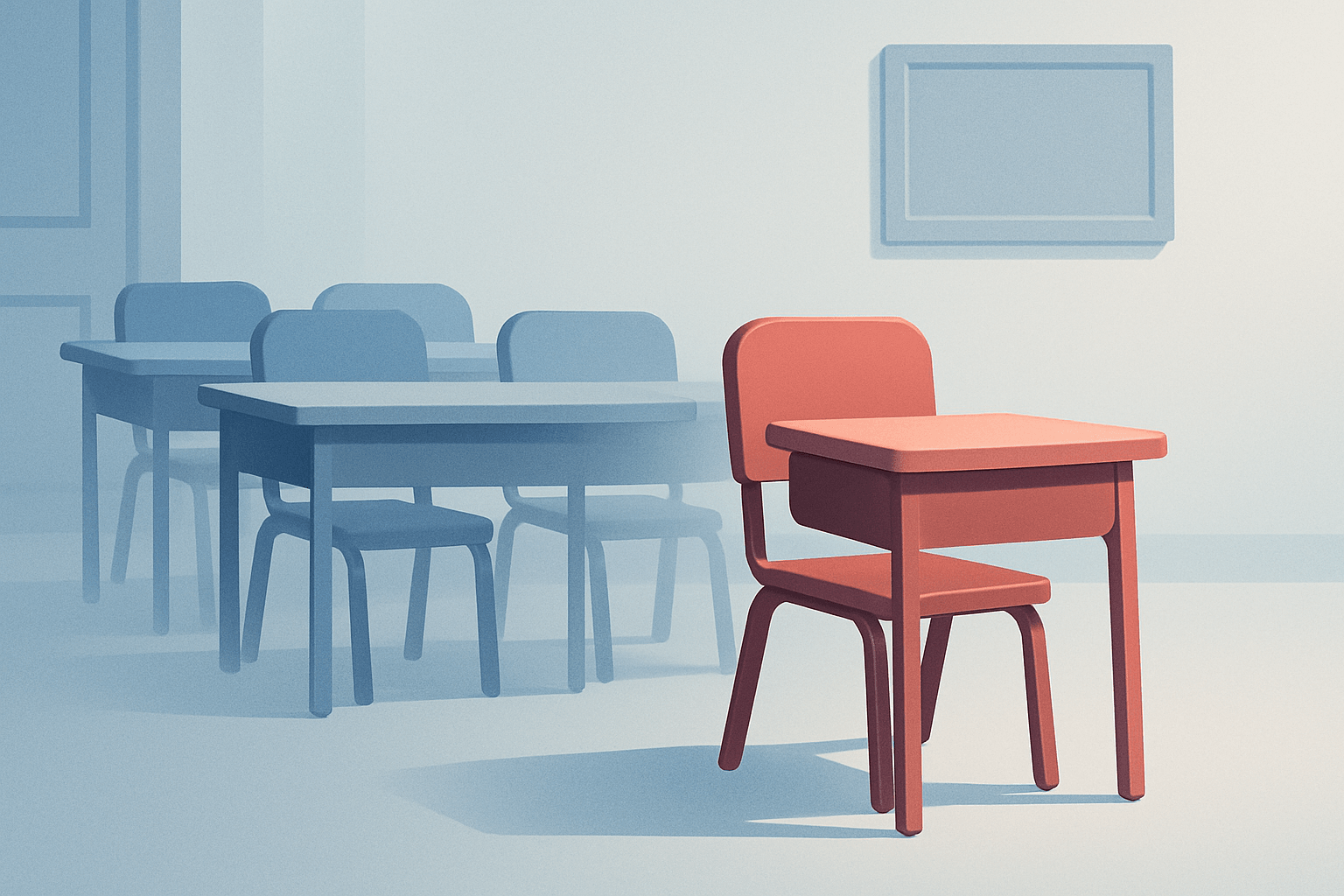 딱 경계에 선 아이들, 학교에서 '나 홀로 외톨이' 되는 이유