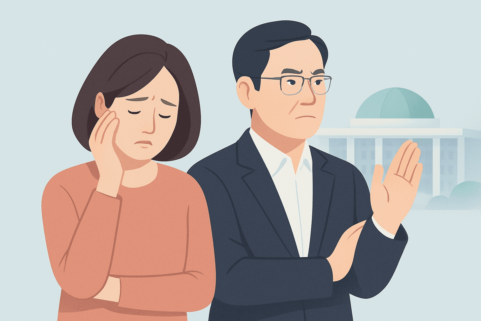 돈다발 속 정치 싸움의 진실게임