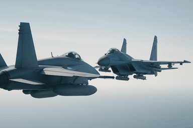 발트해 하늘에서 벌어진 숨 막히는 '근접 대치' 현장