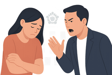 결혼 생활 속 법적 분쟁의 그림자: 폭력과 친자 검사 요구 이야기