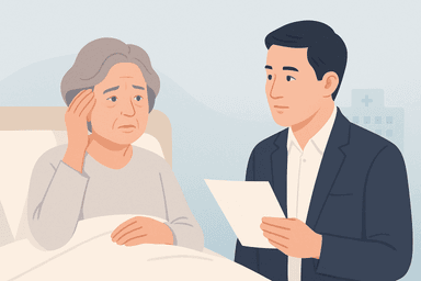 치매 와도 내 유언은 지켜질까? 병원 침대에서 쓰는 마지막 한마디의 비밀