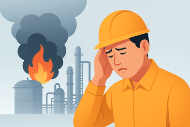 울산 석유화학 단지에서 벌어지는 거대한 힘의 싸움과 그 그림자