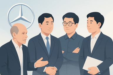 벤츠가 선택한 K-전장 삼총사, 차세대 자동차 판을 뒤흔들까?