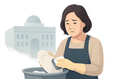 혼자가 된 노유정, 방송 팽 당한 뒤 설거지로 월급터는 사연