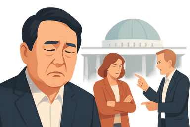 대통령 내란 혐의 무기징역 선고와 당내 갈등의 심화