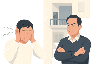 하늘에서 쿵쿵대는 분쟁, 아랫집과 윗집 사이에 놓인 작은 평화의 법칙