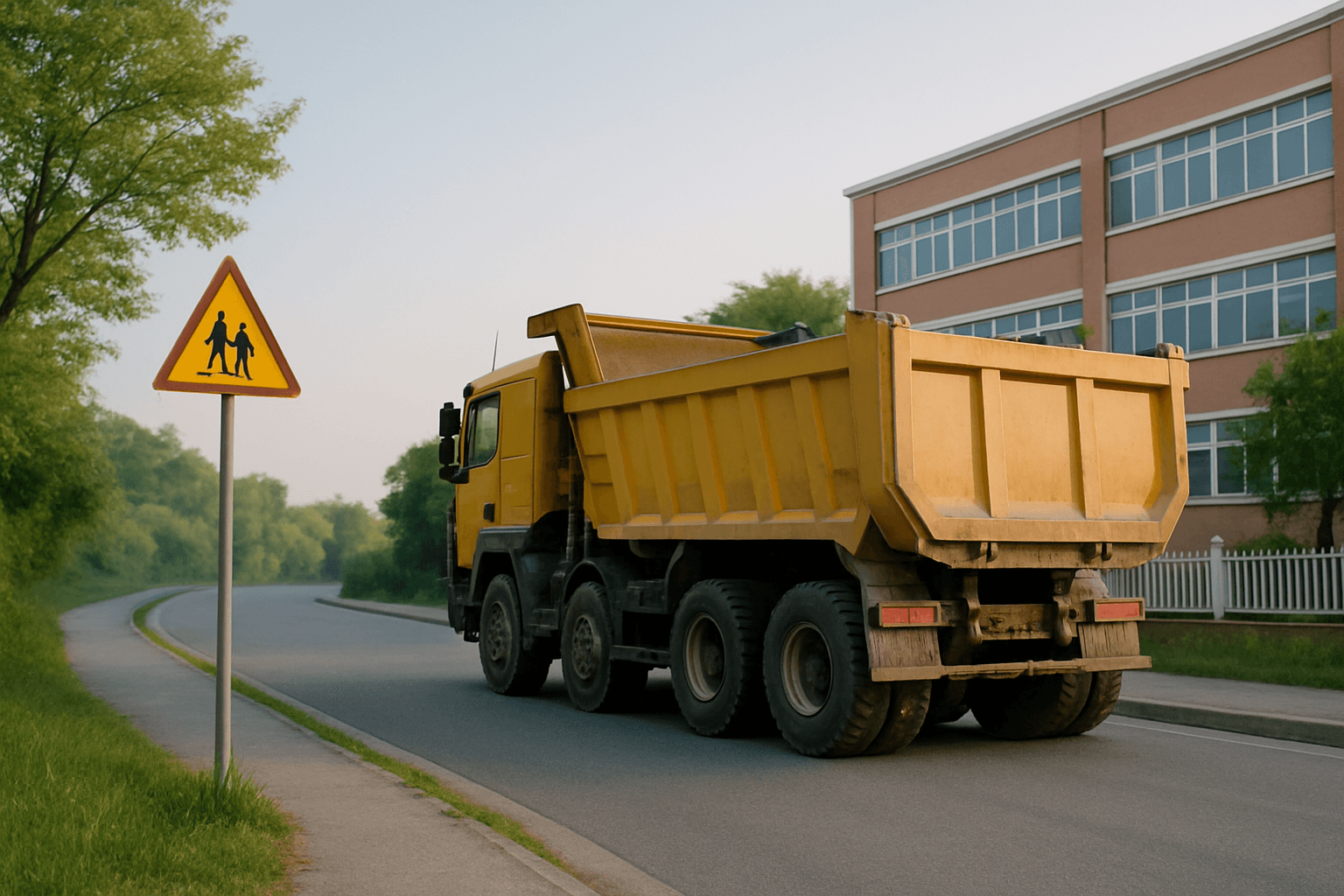 학교 앞 도로에 덤프트럭 460대? 주민 안전 VS 공사 편의의 숨막히는 줄다리기