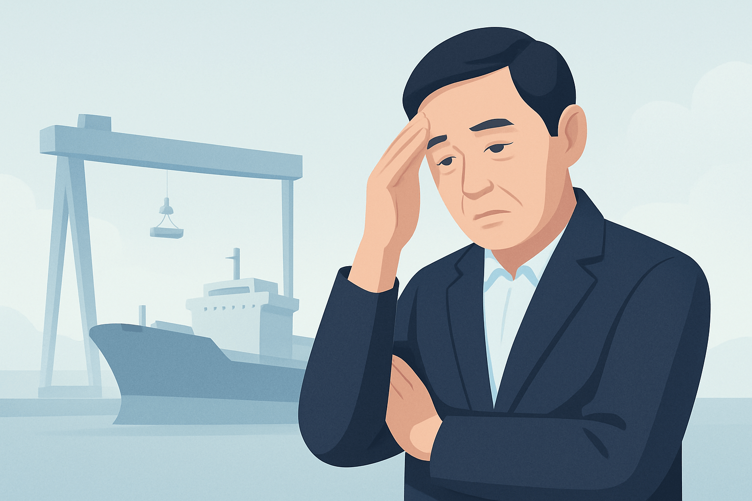 '사흘 굶은 배'처럼 꽉 찬 조선소, 하지만 내년은 장담 못 해요