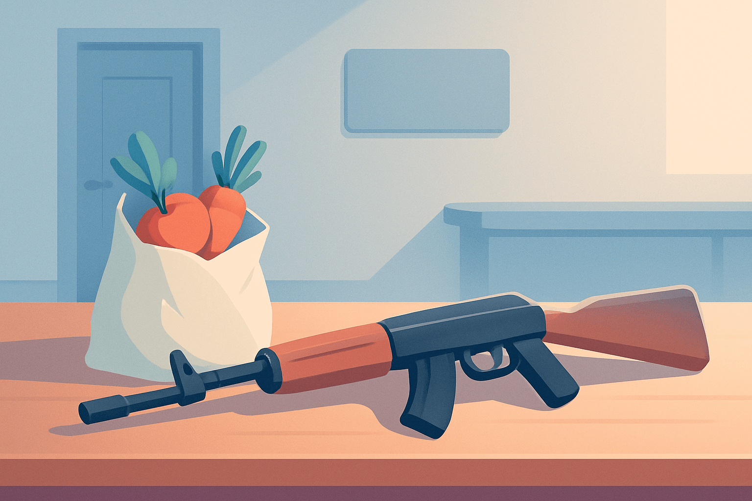 맨몸으로 총격범 제압한 과일가게 주인, 알고 보니 영웅의 법칙